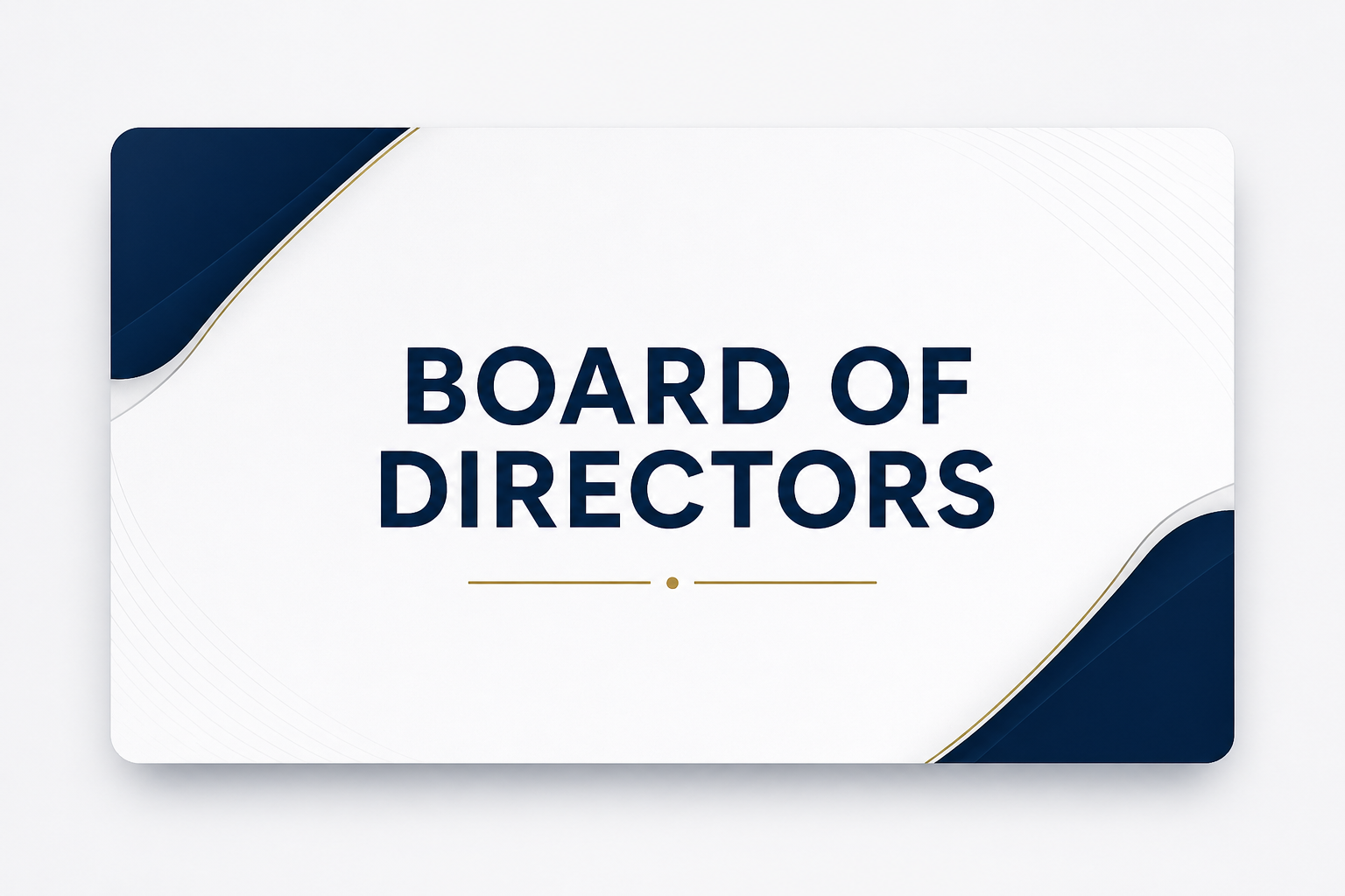 Board of Directors